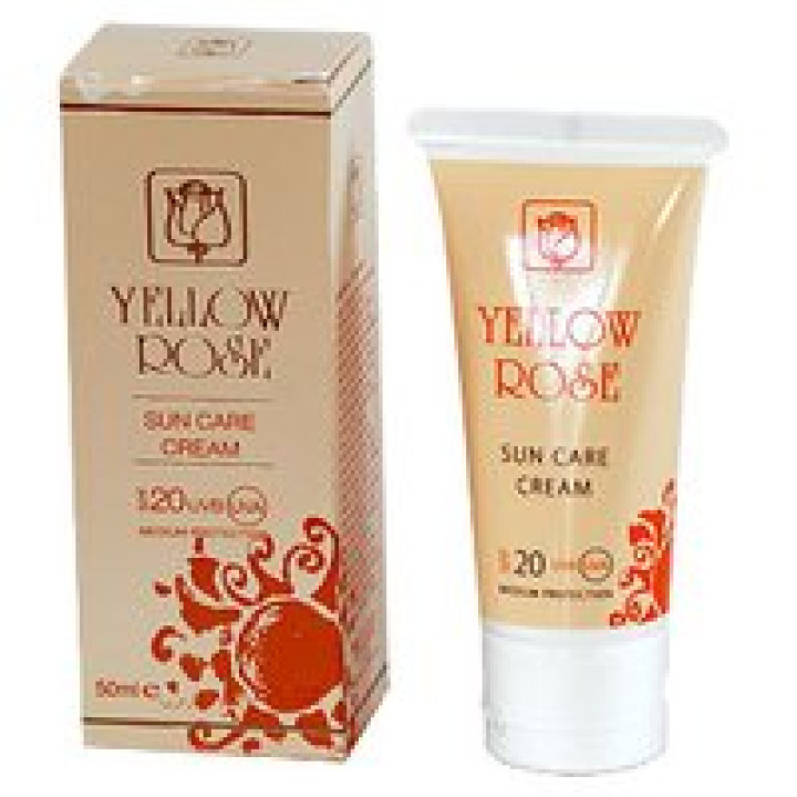 Анти-віковий сонцезахисний крем SPF 20 для всіх типів шкіри (живить, зволожує) - Sun Care Cream SPF 20 Yellow Rose, 50мл