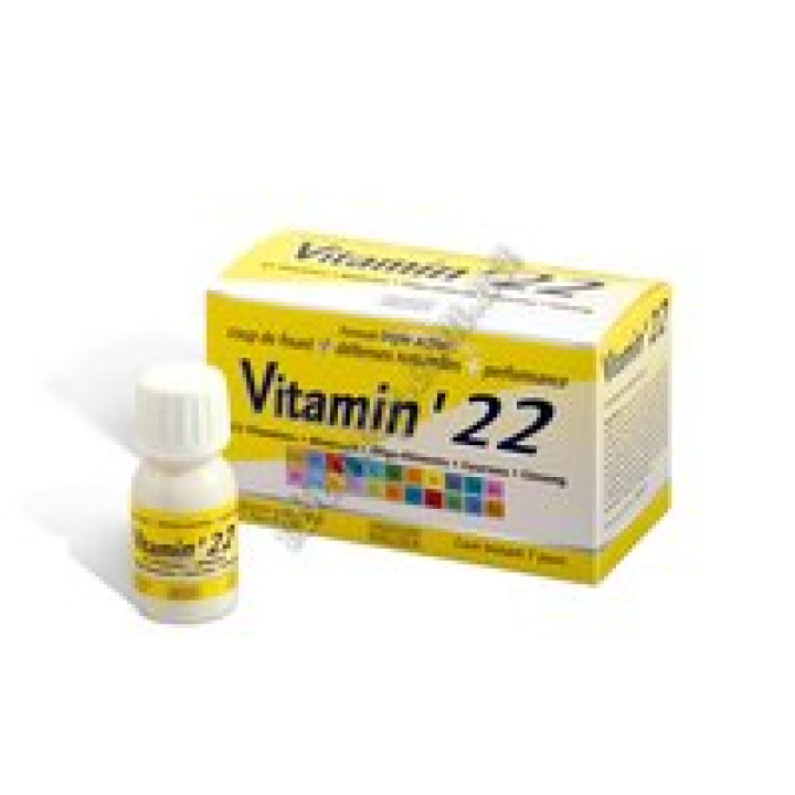 Вітамін'22, вітамінно-тонізуючий комплекс Effiderm, 7 флаконів-доз