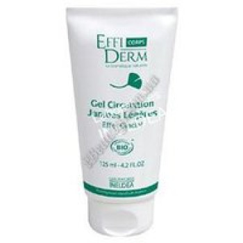 Гель, що покращує кровообіг, для втомлених ніг «Ефект, що заморожує», органічний Effiderm, 125 мл