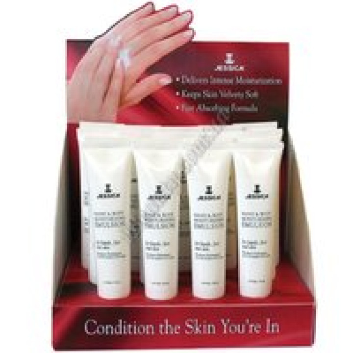 Увл. емульсія для рук і тіла - Hand &amp; Body Moisturizing Emulsion (1.2 oz / 18 шт) Display Jessica