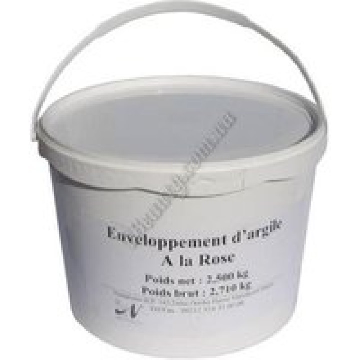 Обгортання біла глина + троянда для тіла Nectarome, 2,5 кг