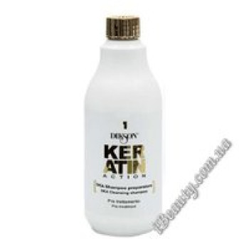 Підготовчий шампунь Фаза 1 - DKA Shampoo Preparatore, DIKSON, 500 мл