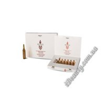 Ампули для лікування та зміцнення фарбованого та пошкодженого волосся на основі стовбурових клітин та кератину - TRATTAMENTO FORTIFICANTE RIVITALIZZANTE, DIKSON, 6*10 мл