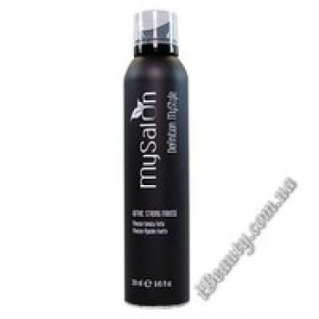 Готик мус сильної фіксації для об'єму тонкого волосся - GOTHIC STRONG MOUSSE MySalon, MAXIMA, 250 мл