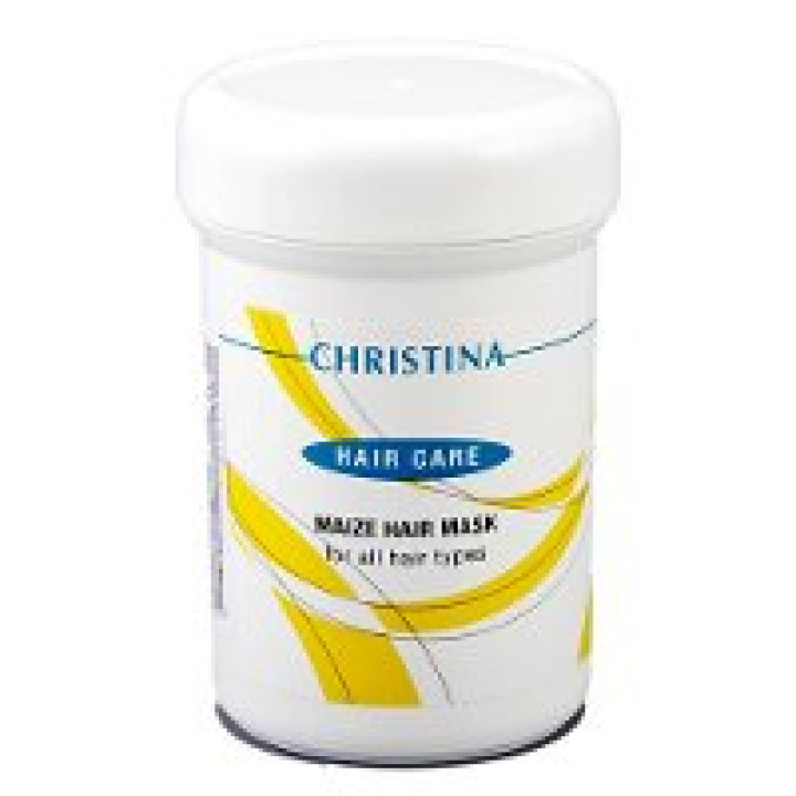Кукурудзяна маска для сухого та нормального волосся - Maize Hair Mask CHRISTINA, 250ml
