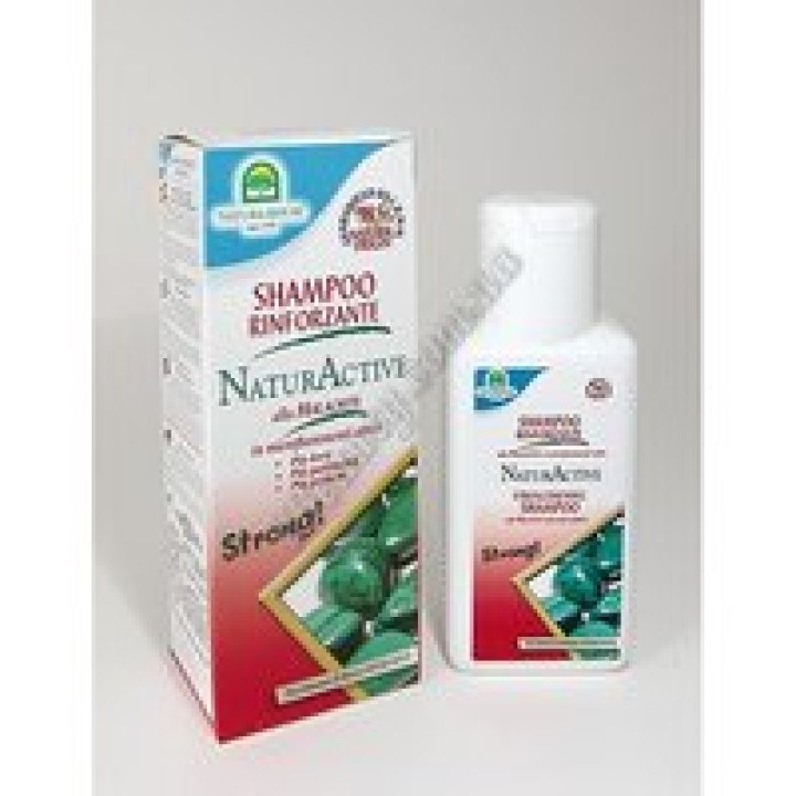 Зміцнюючий шампунь Natura Active з активними мікрочастинками Малахіта Natura House, 250 мл