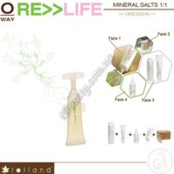 Мінеральні солі для реконструкції волосся Rolland, 15x3мл