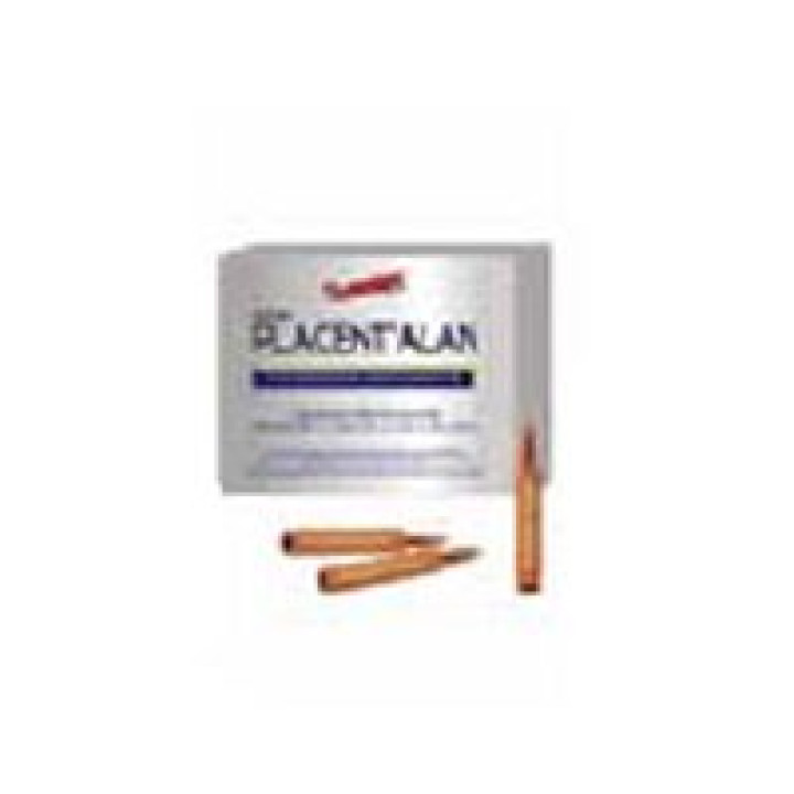 Інтенсивний лосьйон при випадінні волосся, для зміцнення цибулин - LOZIONE PLACENTARE Alan Jey, 10*10мл