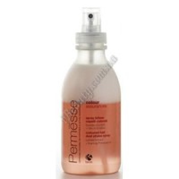 Двофазний спрей-кондиціонер для фарбованого волосся з екс. личі та маслом енотери Barex, 250 ml