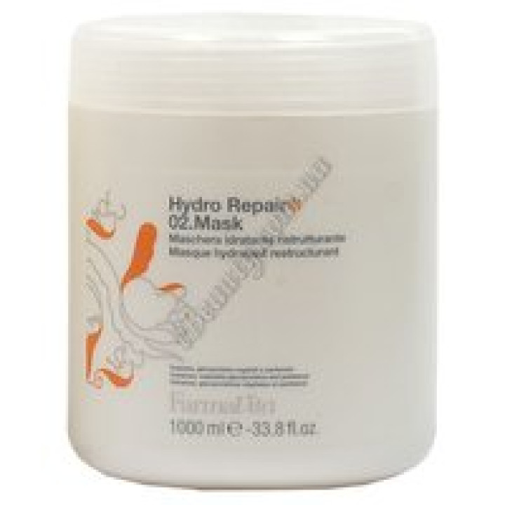 ІНТЕНСИВНА ВІДНОВЛЮВАЛЬНА МАСКА ДЛЯ СУХИХ І ПОШКОДЖЕНИХ ВОЛОС З УФ-ФІЛЬТРОМ - 02 HYDRO REPAIR MASK FarmaVita, 1000 ml