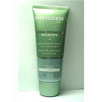 Обгортання із зеленою глиною та малахітом (для жирної шкіри голови)