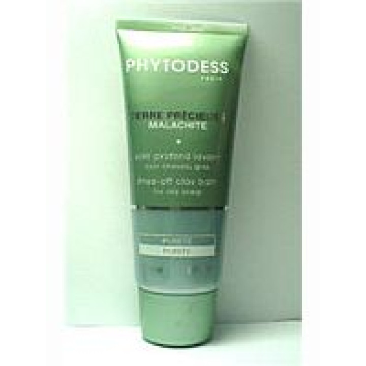 Обгортання із зеленою глиною та малахітом (для жирної шкіри голови)