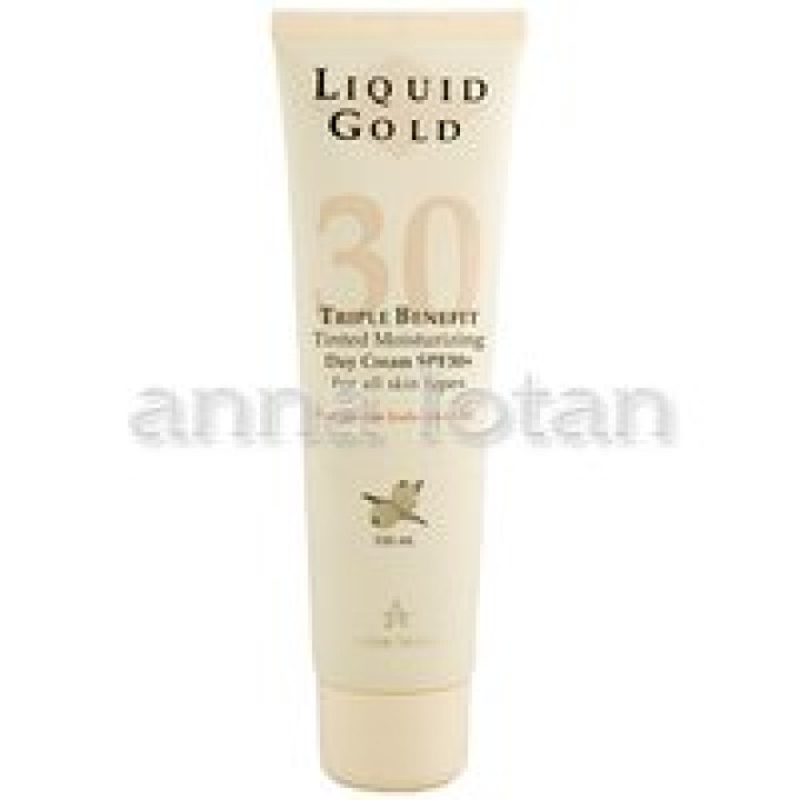"Золотий" сонцезахисний крем з SPF 30 "Liquid Gold" Anna Lotan, 100 ml