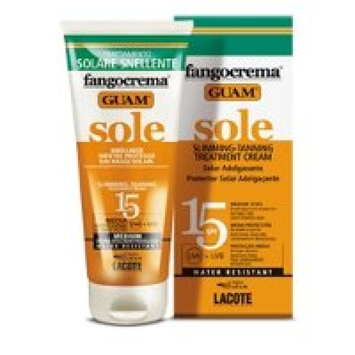 Сонцезахисний фанго-крем SPF 15 для тіла "стрункий силует" GUAM, 150мл.